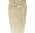 Hårförlängningar med klämfäste #613 Blond – 7 set – 50 cm | Gold24 – | Fashiongirl