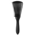 Curved Flex Hair Brush – Svart – Hårstylingverktyg | Fashiongirl