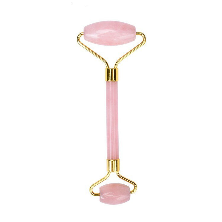 Facial roller Rose Quartz + Guasha Stone - | Fashiongirl