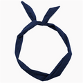 Flexibelt hårband med ståltråd – Mörkblått – Håraccessoarer | Fashiongirl