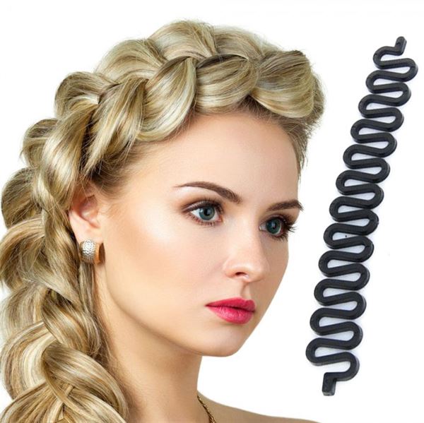 Hair Braider 15 cm - Create perfect herringbone braids - | Fashiongirl