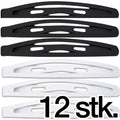 Hårklämmor – 12 st (8 svarta + 4 vita) – | Fashiongirl