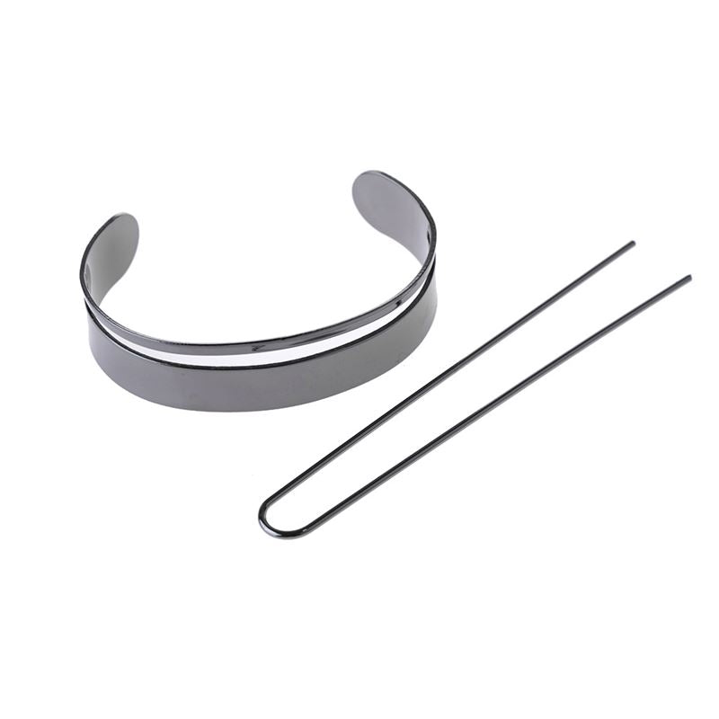 Hair Cuff Ring and Hairpin - Black - Hair Accessories | Fashiongirl