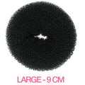 Hårdonut – Svart – 9 cm – Hårtillbehör | Fashiongirl
