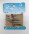 Hårband dubbel Beige 6-pack – Håraccessoarer | Fashiongirl