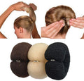 Hårdonut – blond, brun, svart – 22 cm – håraccessoarer | Fashiongirl