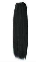 Hårväv 50 cm färgad svart 1B# - | Fashiongirl