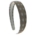Hårband med prickar – beige – håraccessoarer | Fashiongirl