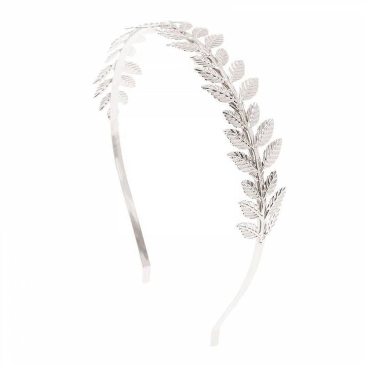 Headband with silver leaves - Hair Accessories