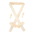 Hårband för värmefri hårlockning – Beige – Hårstylingverktyg | Fashiongirl