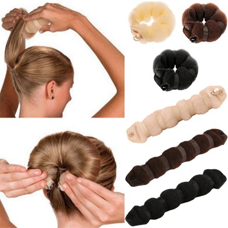 Hot Buns - Hair Donut 16 cm fl colours - Hair Accessories | Fashiongirl