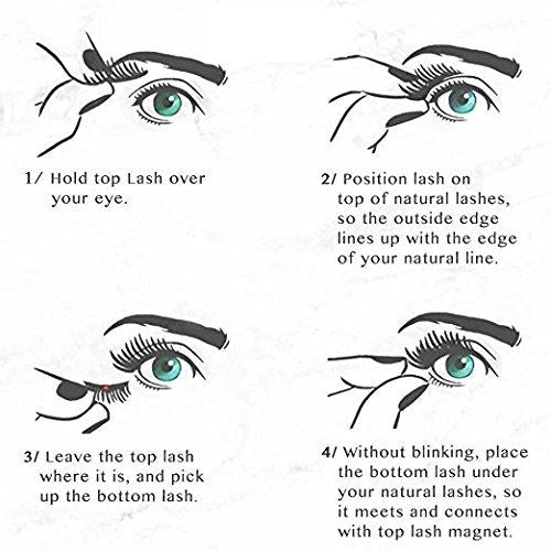 Magnetic Eyelashes reusable - no glue needed - | Fashiongirl