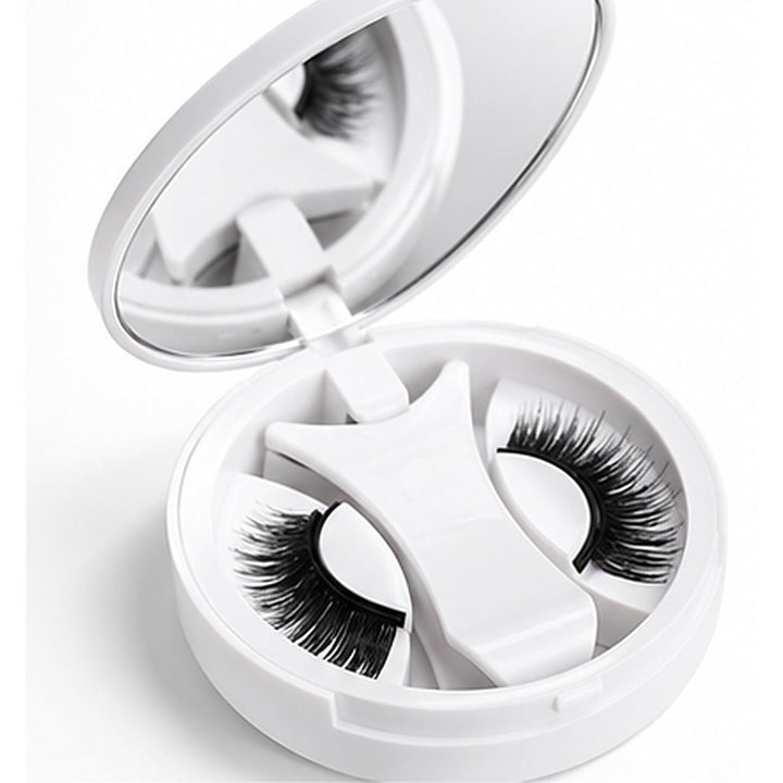 Magnetic Eyelashes with Applicator and Mirror Case - Black – image 3