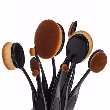 Mermaid Oval Brushes för smink – 10 set – | Fashiongirl