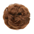 Messy Bun Hårband med lockigt konstgjort hår – #33A Ljusgyllene rödbrunt – Hårtillbehör | Fashiongirl
