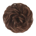 Messy Bun Hårband med lockigt konstgjort hår – 4/30# Chokladbrunt – Håraccessoarer | Fashiongirl