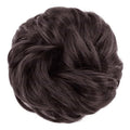 Messy Bun Hårband med lockigt konstgjort hår – #6 Brunt – Håraccessoarer | Fashiongirl