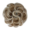 Messy Bun Hårband med lockigt konstgjort hår – 6AT88 Strawberry Blonde & Platinum Blonde – Håraccessoarer | Fashiongirl