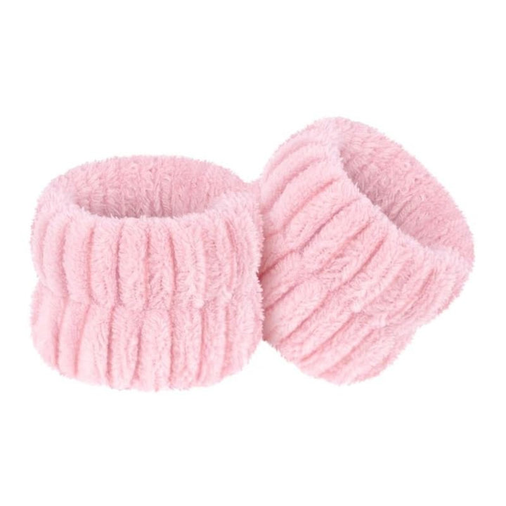 Mikrofiberhandledsband – rosa 2 st. – | Fashiongirl