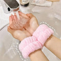 Mikrofiberhandledsband – rosa 2 st. – | Fashiongirl