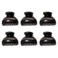 Minihårklämmor – 6 st – 2,5 cm – Svarta – | Fashiongirl