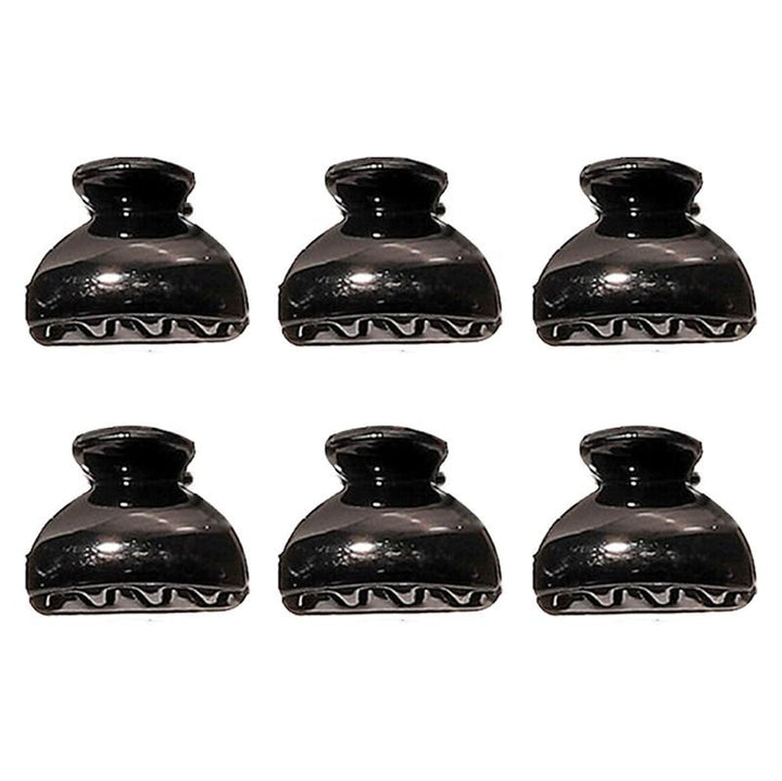 Minihårklämmor – 6 st – 2,5 cm – Svarta – | Fashiongirl