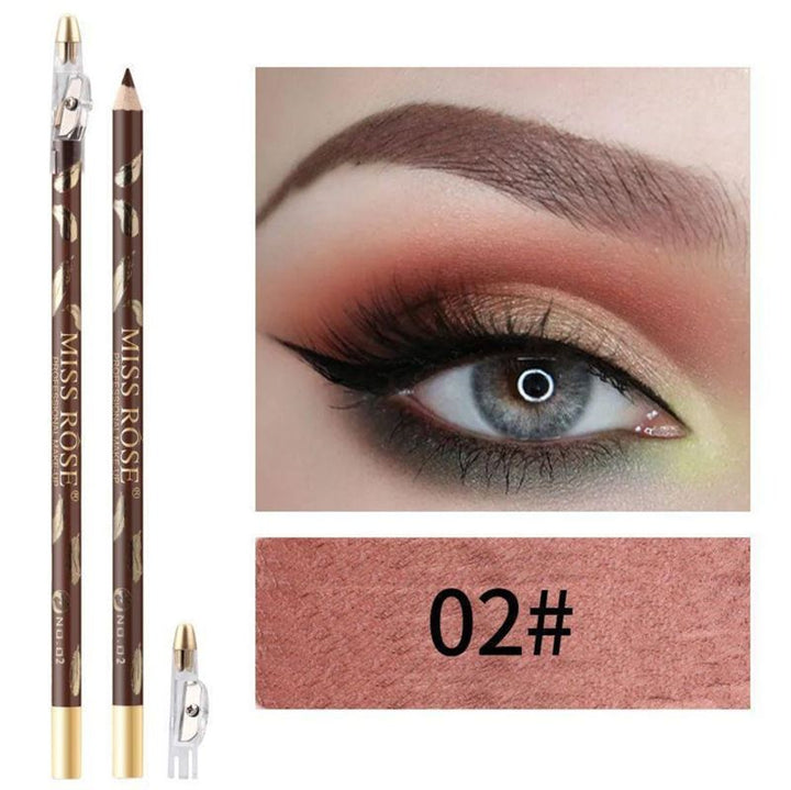 Miss Rose ögonbrynspenna/ögonbrynsborste – nr 2 brun – | Fashiongirl