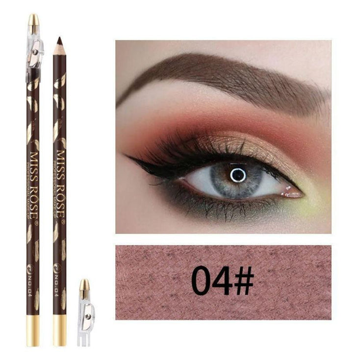 Miss Rose ögonbrynspenna/ögonbrynsborste – nr 4 gråbrun – | Fashiongirl