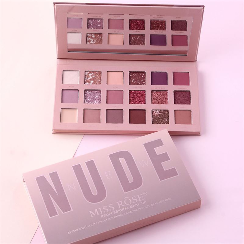 Miss Rose New Nude Eyeshadow Palette, Eyeshadow - Sunset desert - | Fashiongirl