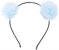 Ombre Pom Pom-hårband – blått – håraccessoarer