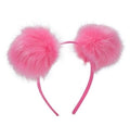 Ombre Pom Pom-hårband – rosa – håraccessoarer