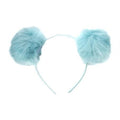 Ombre Pom Pom-hårband – turkos – håraccessoarer