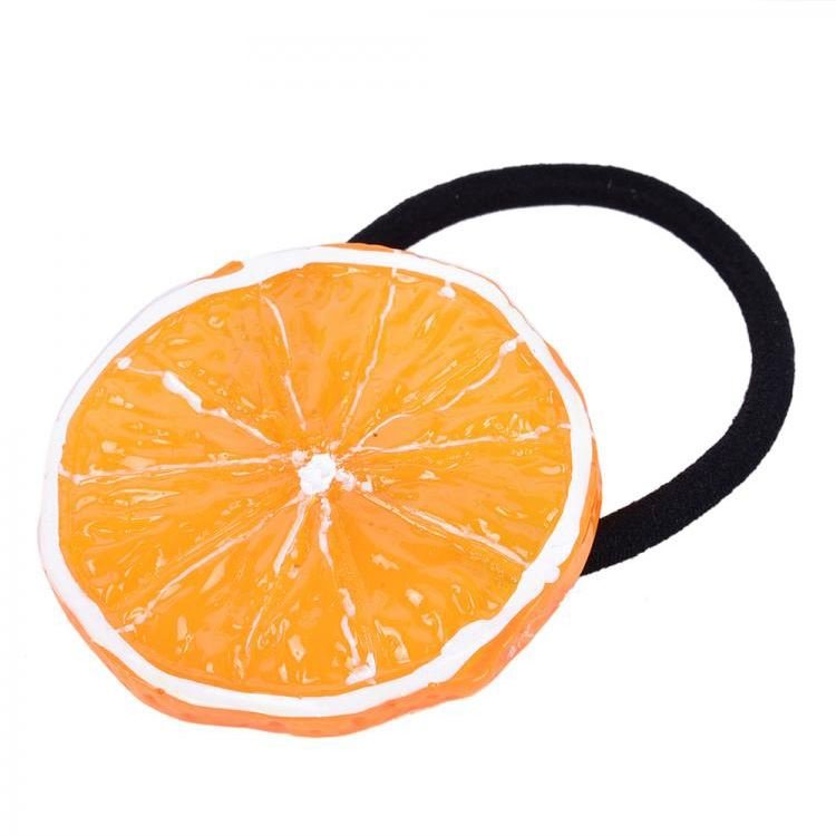 Orange Hair Elastic Band - Hair Accessories | Fashiongirl