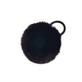 Pom Pom Fur med hårgummi – Svart – Håraccessoarer | Fashiongirl