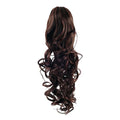 Hästsvansfiberförlängningar Curly Brown 4# - | Fashiongirl
