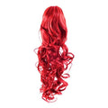 Hästsvansfiberförlängningar Curly Total red - | Fashiongirl