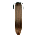 Hästsvansfiberförlängningar raka ljusbruna 6# - | Fashiongirl