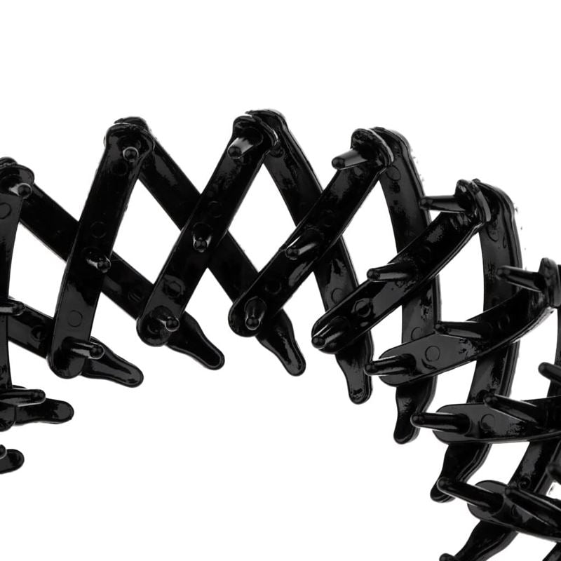 Ponytail Spiral with rhinestones/ Bird Nest Hair Clip - Silver - | Fashiongirl