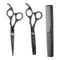 Pro Hairdressing saxset med kam, svart – hårstylingverktyg | Fashiongirl