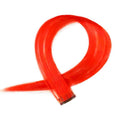 Röd, 50 cm – Crazy Colour Clip On – | Fashiongirl