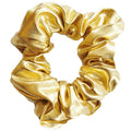 Scrunchie hårsnodd – Metallic & Elastic – Guld – Håraccessoarer