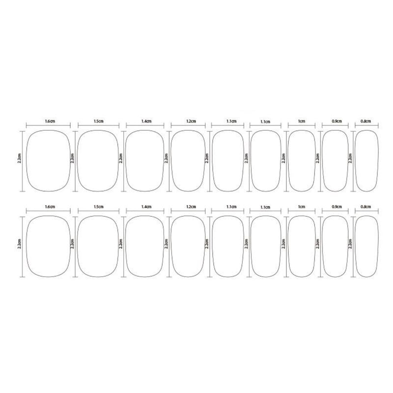 Semi Cured Gel Nail Stickers / Self - adhesive nail polish - Nude Desert (JK - 181) - | Fashiongirl