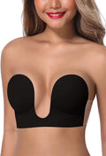 Shapelux Deep U-shaped Self-fitting Bra - Black - Shapewear | Fashiongirl