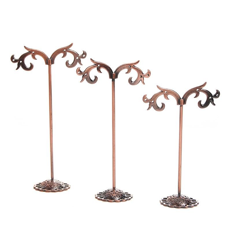 Small jewellery trees for earrings, 3 pcs, bronze - | Fashiongirl