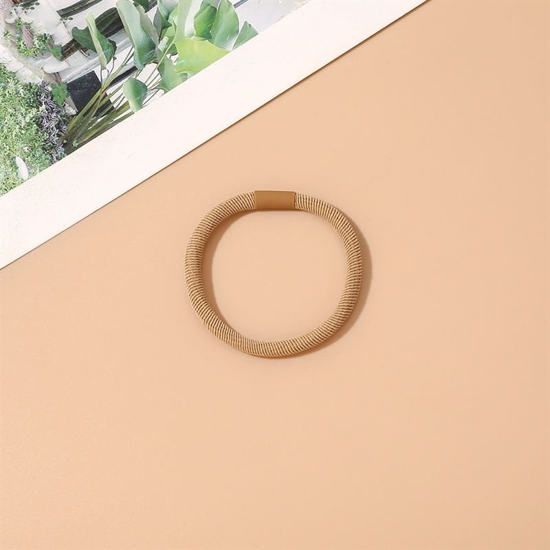 SOHO Amelie Hair elastics - Beige - Hair Accessories | Fashiongirl