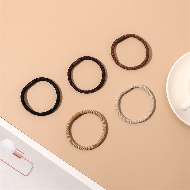 SOHO Amelie Hair elastics - Black - Hair Accessories | Fashiongirl