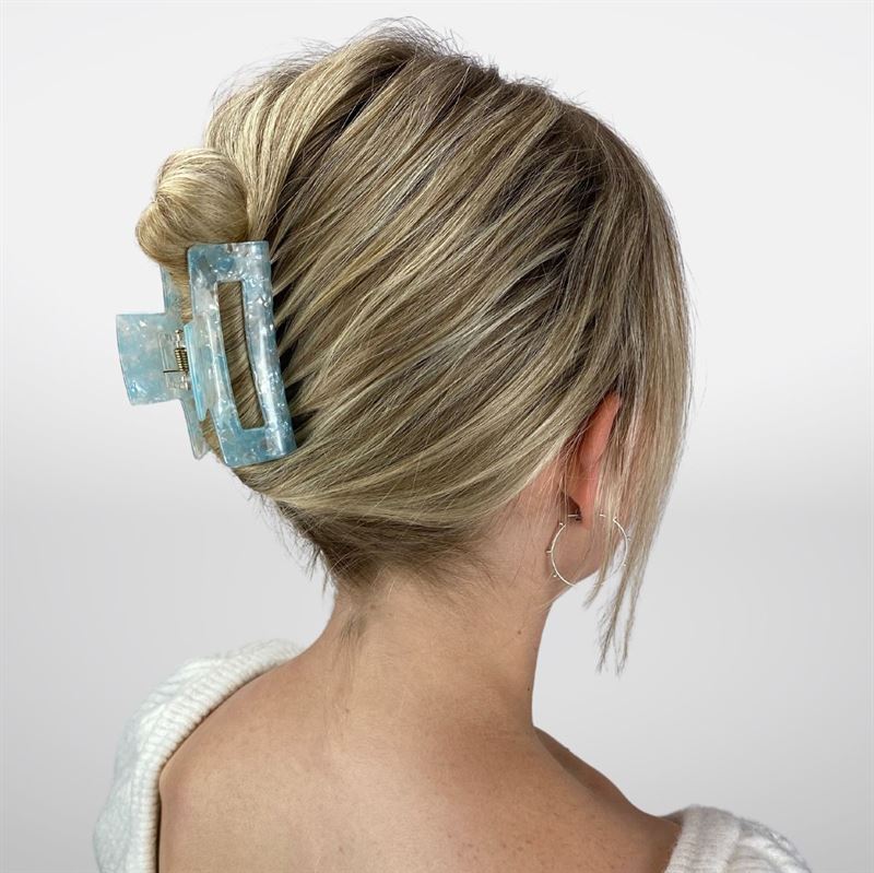 SOHO Aria Hair Claw – Crystal Blue – Håraccessoarer