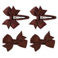 SOHO Ayla Bow Hårspännen – Bruna – Håraccessoarer | Fashiongirl