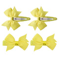 SOHO Ayla Bow Hårklämmor – Gula – Håraccessoarer | Fashiongirl