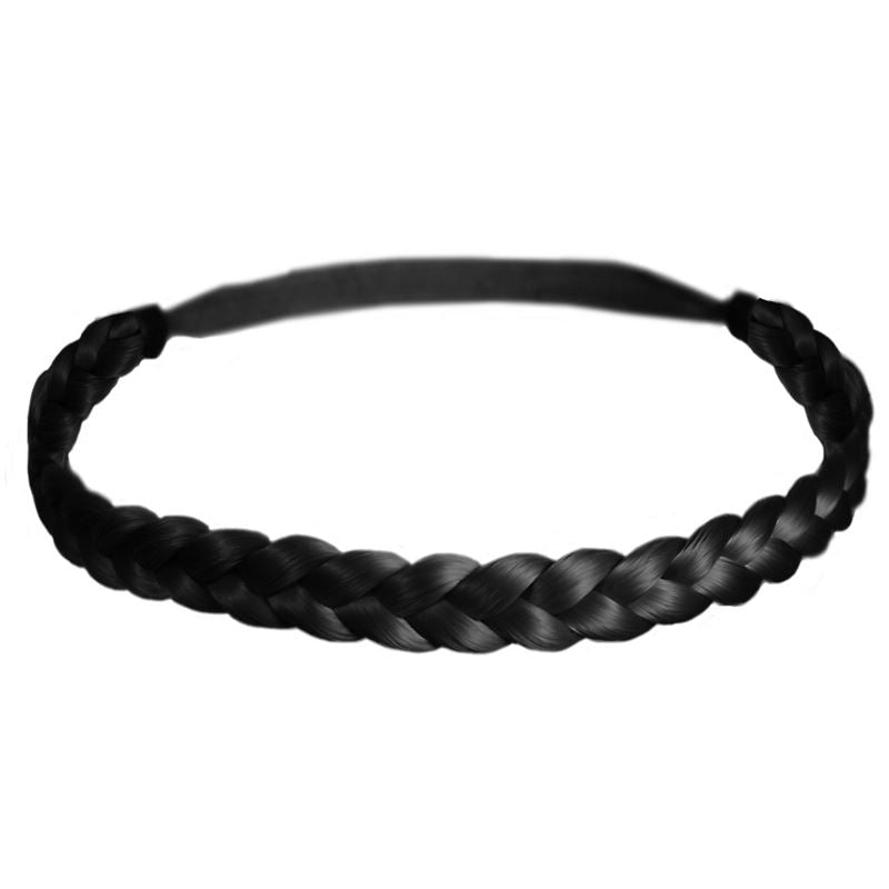 Soho Braided Hairband - Black - | Fashiongirl